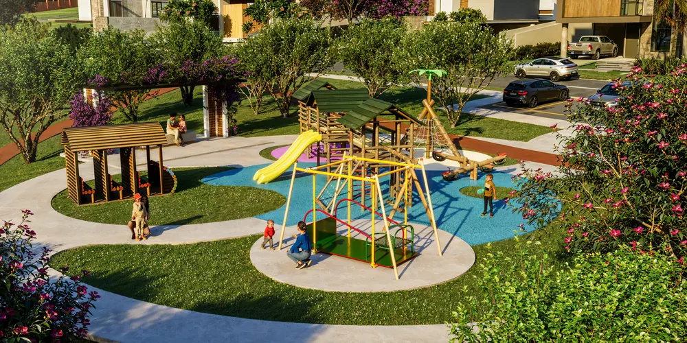 Playground infantil do condomínio